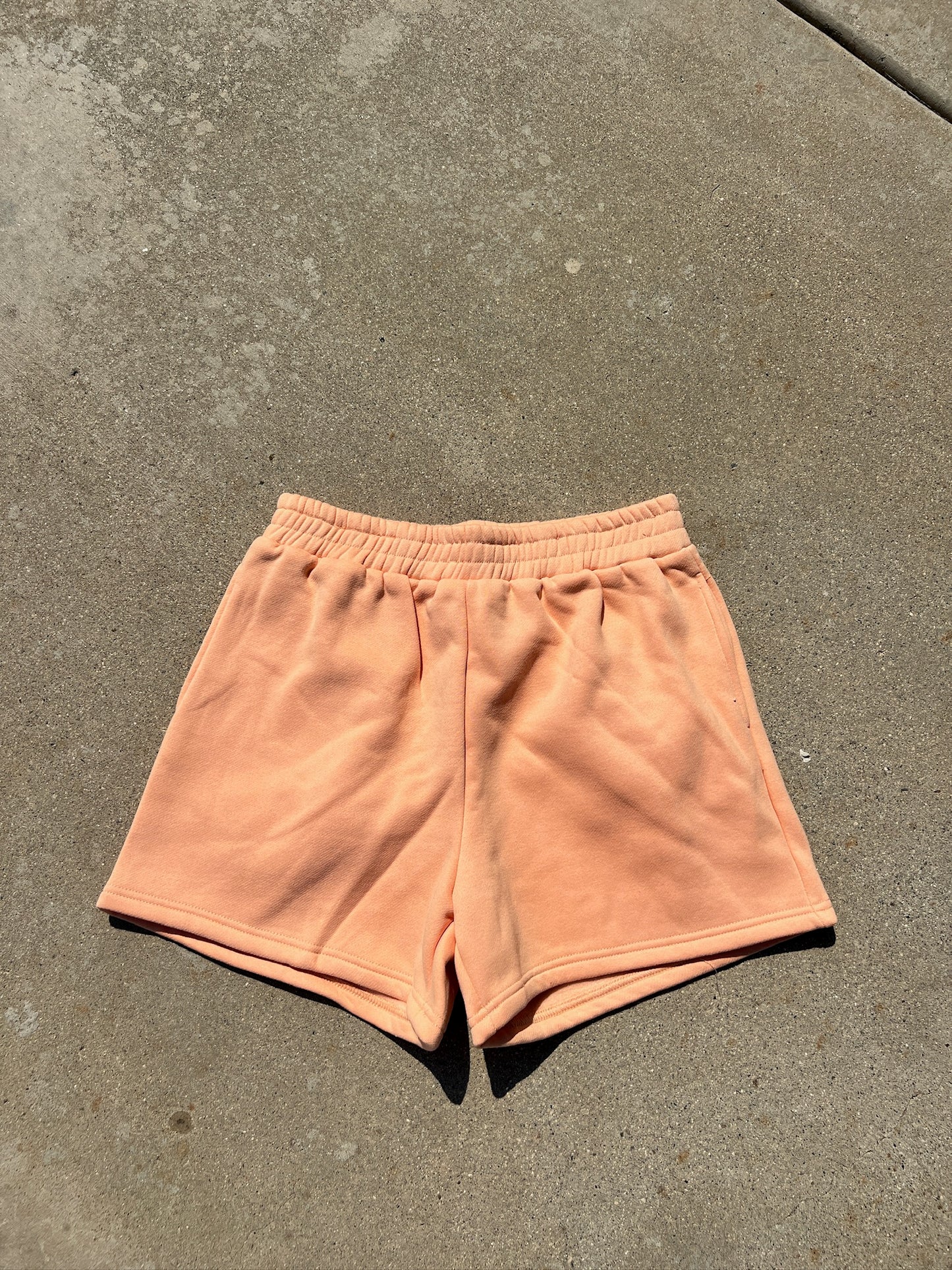 Peach Sweat Shorts