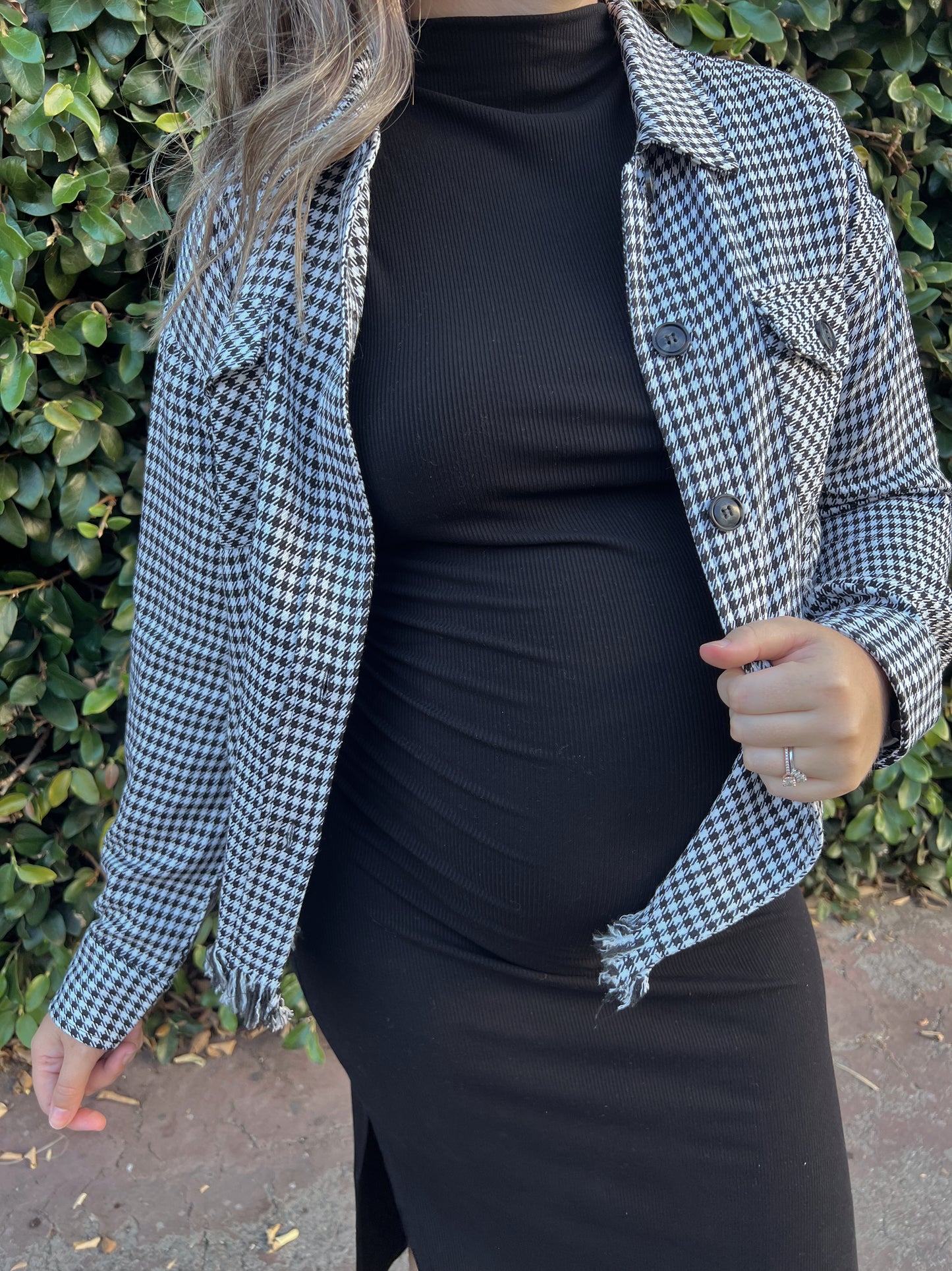 Meet Me Halfway Midi Dress- Black