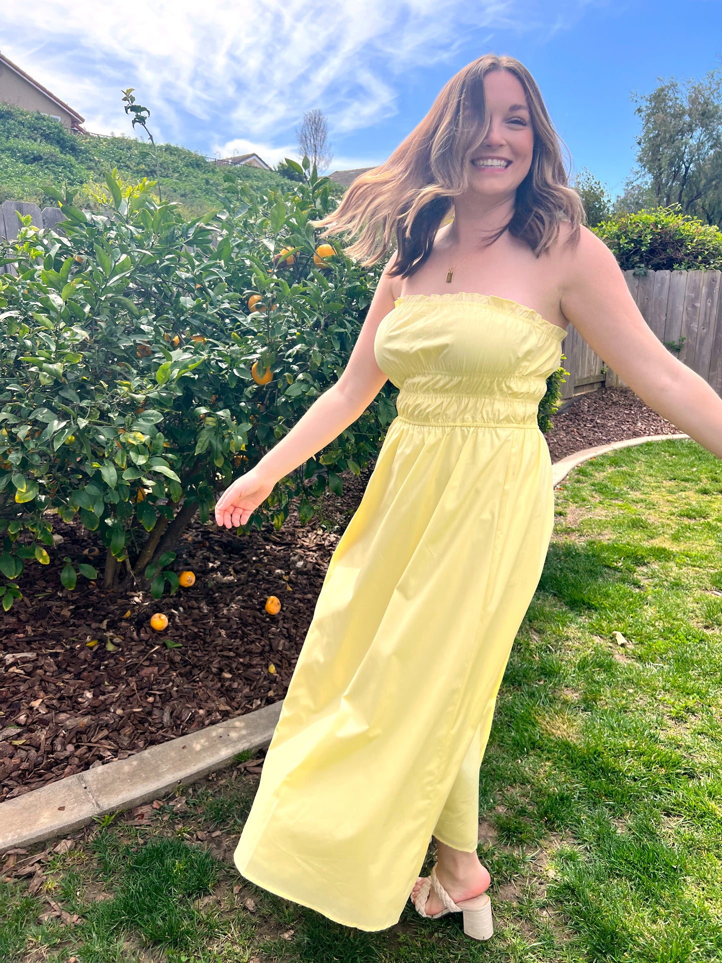 Sunshine Strapless Dress