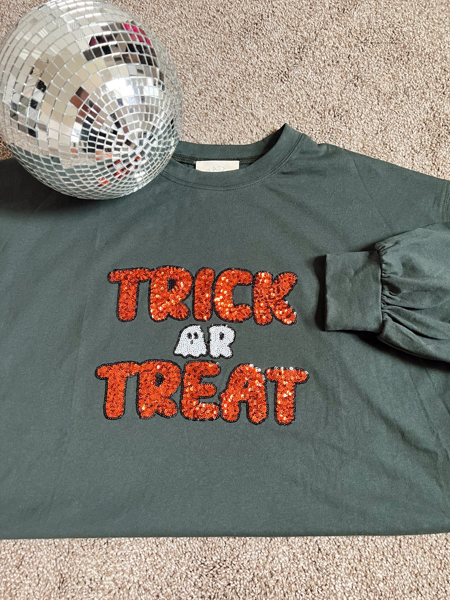 Trick-or-Treat Sequin Top