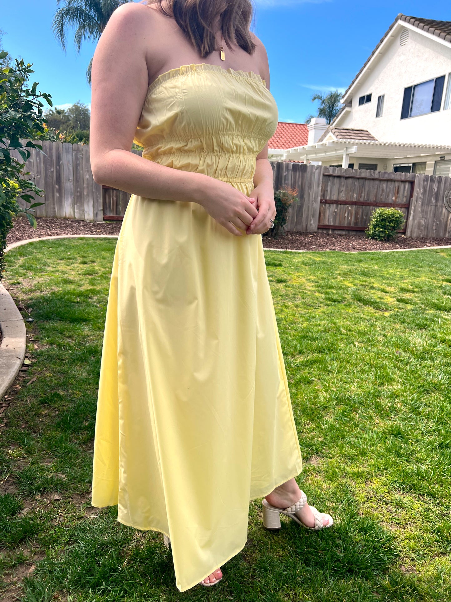 Sunshine Strapless Dress