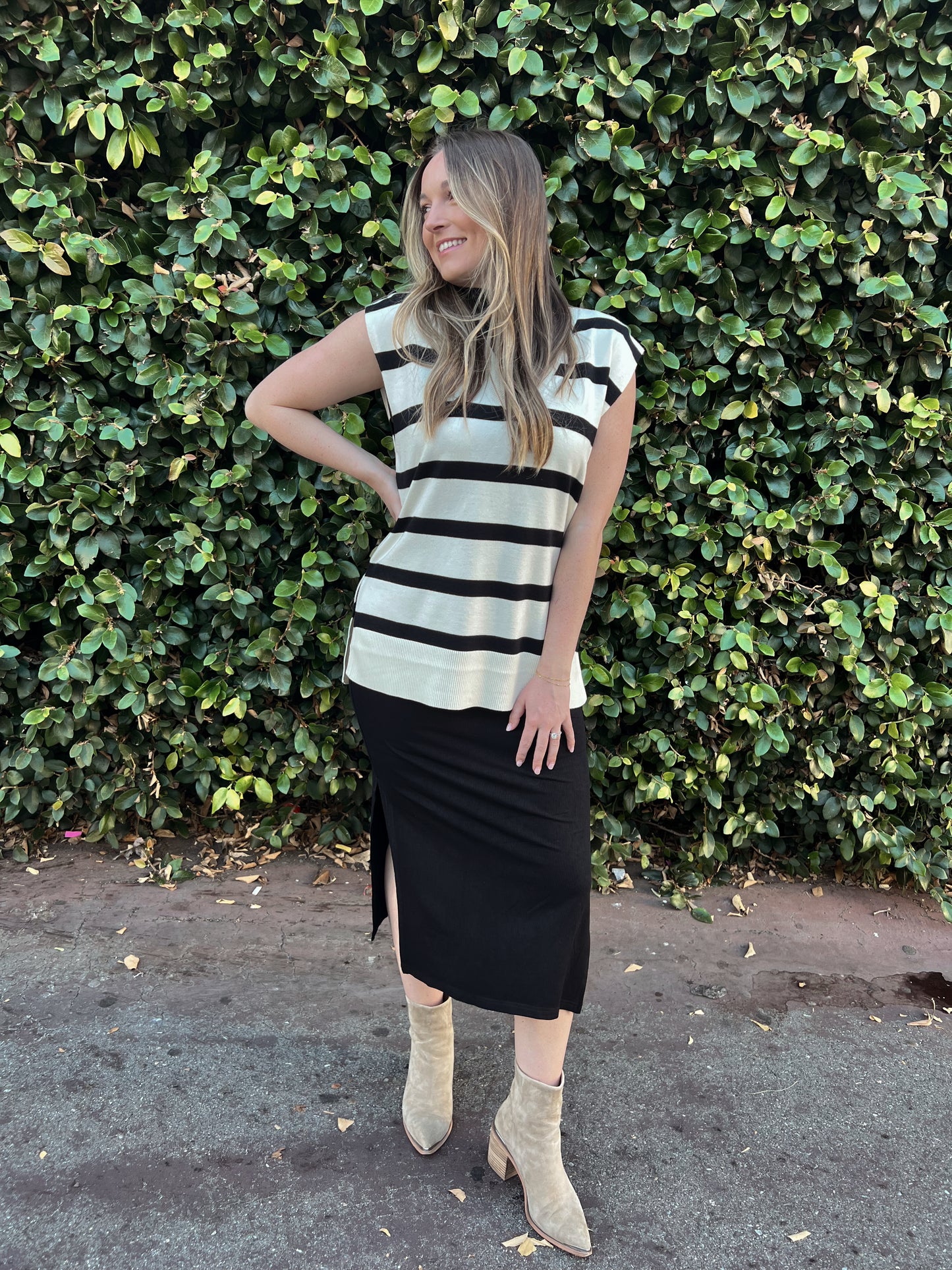 Of The Same Stripe Sweater Vest