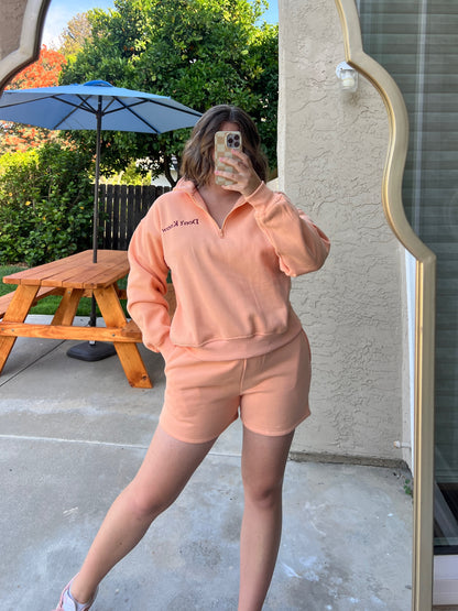 Peach Sweat Shorts