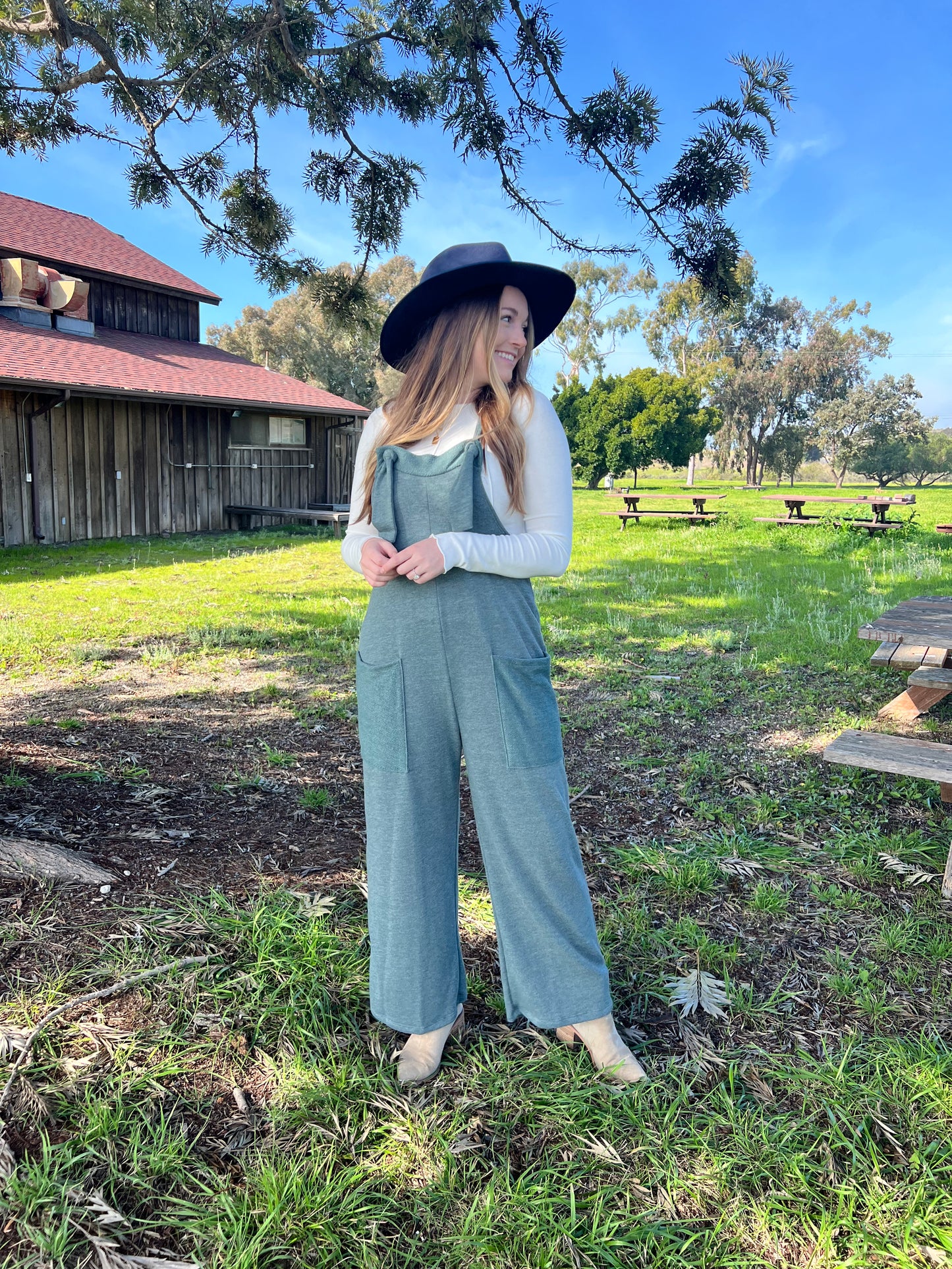 Green Knotted Jumpsuit