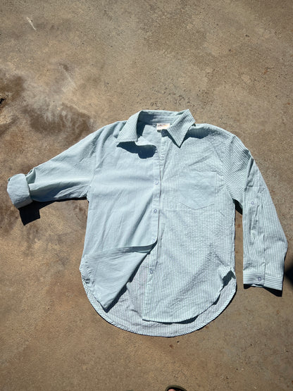 Coastal Breeze Button Down- Sage