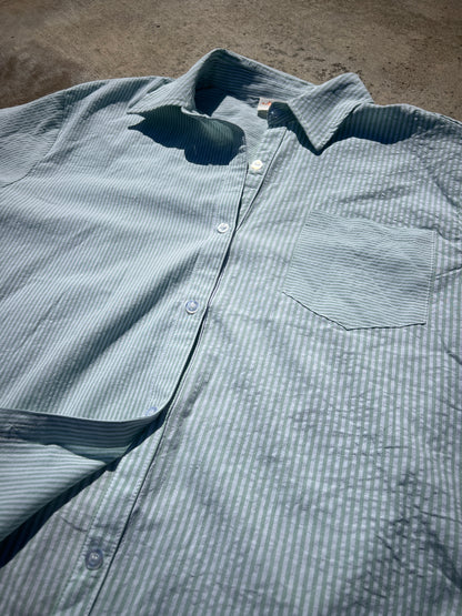 Coastal Breeze Button Down- Sage