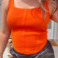 A New Day Top- Orange