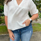 Sweeter than a Sunset Blouse- White